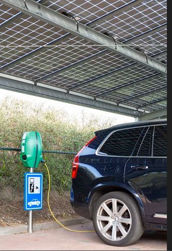 solar panel as charging stations for electric vechile